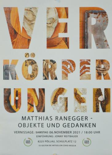 Vernissage Matthias Ranegger 6.11.2021