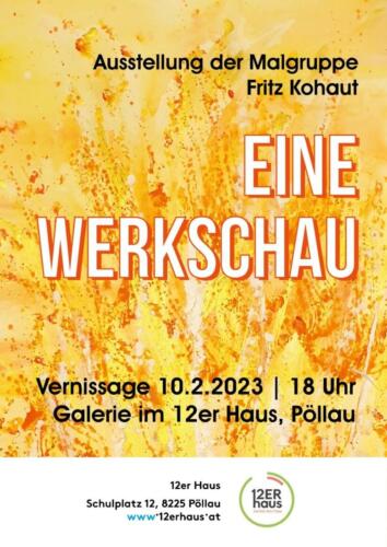 Eine Werkschau 10. 2. 2023