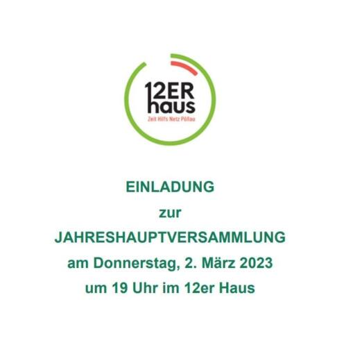 Jahreshauptversammlung